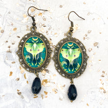 Load image into Gallery viewer, Beautiful Lunar Moth Earring Pair
