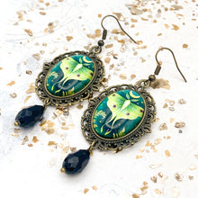 Load image into Gallery viewer, Beautiful Lunar Moth Earring Pair
