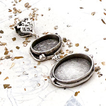 Load image into Gallery viewer, Pre-Order Antique Silver-Plated Brass Resin Pendant
