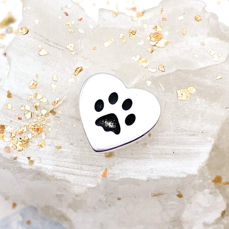 Rudy's Antique Silver Paw Slider for 10mm Leather