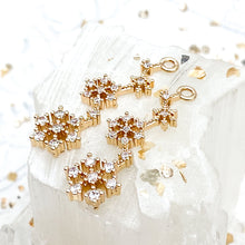 Load image into Gallery viewer, Pre-Order 24mm Falling Snowflake Charm Pair
