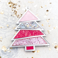 Load image into Gallery viewer, Pretty in Pink Christmas Tree Pendant
