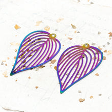 Load image into Gallery viewer, Rainbow Filigree Pendant Pair
