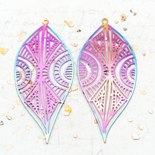 Load image into Gallery viewer, Rainbow Filigree Pendant Pair
