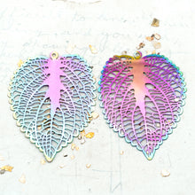 Load image into Gallery viewer, Rainbow Filigree Pendant Pair
