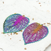 Load image into Gallery viewer, Rainbow Filigree Pendant Pair
