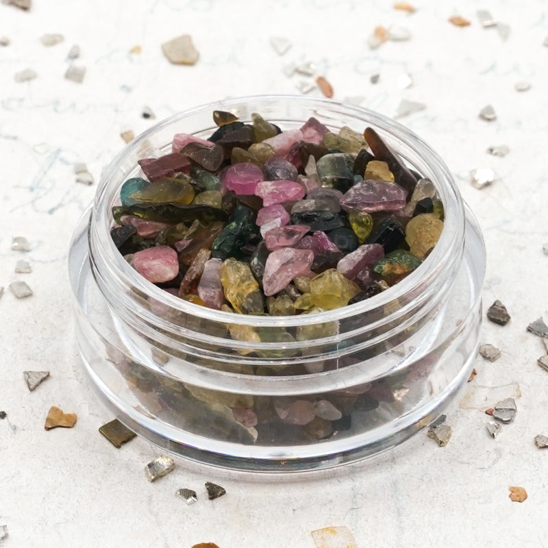 Tourmaline Gemstone Bead Jar