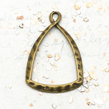 Load image into Gallery viewer, Organic Drop Brass Pendant
