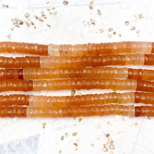 Load image into Gallery viewer, Brown Rutile Heishi Gemstone Bead Strand
