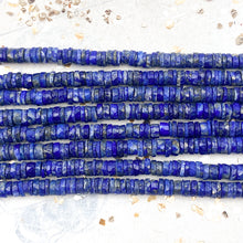 Load image into Gallery viewer, Lapis Heishi Gemstone Bead Strand
