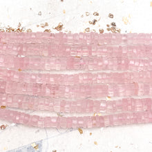 Load image into Gallery viewer, Rose Quartz Heishi Gemstone Bead Strand
