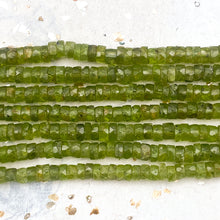 Load image into Gallery viewer, Vesuvianite Heishi Gemstone Bead Strand
