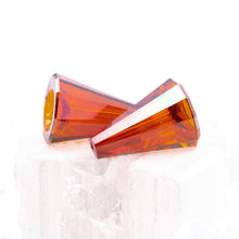 Load image into Gallery viewer, 17mm Red Magma Artemis Premium Crystal Bead Pair
