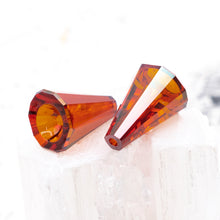 Load image into Gallery viewer, 17mm Red Magma Artemis Premium Crystal Bead Pair
