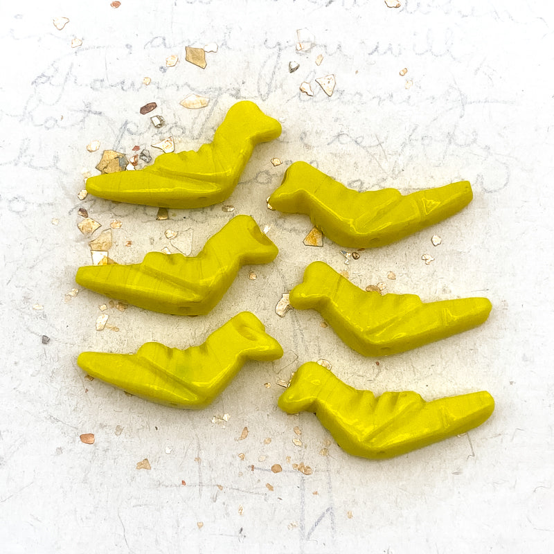 Day 18 Vintage Yellow Canary Birds - 6 Pcs