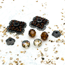 Load image into Gallery viewer, Amber Vintage Premium Austrian Crystal Earring Kit
