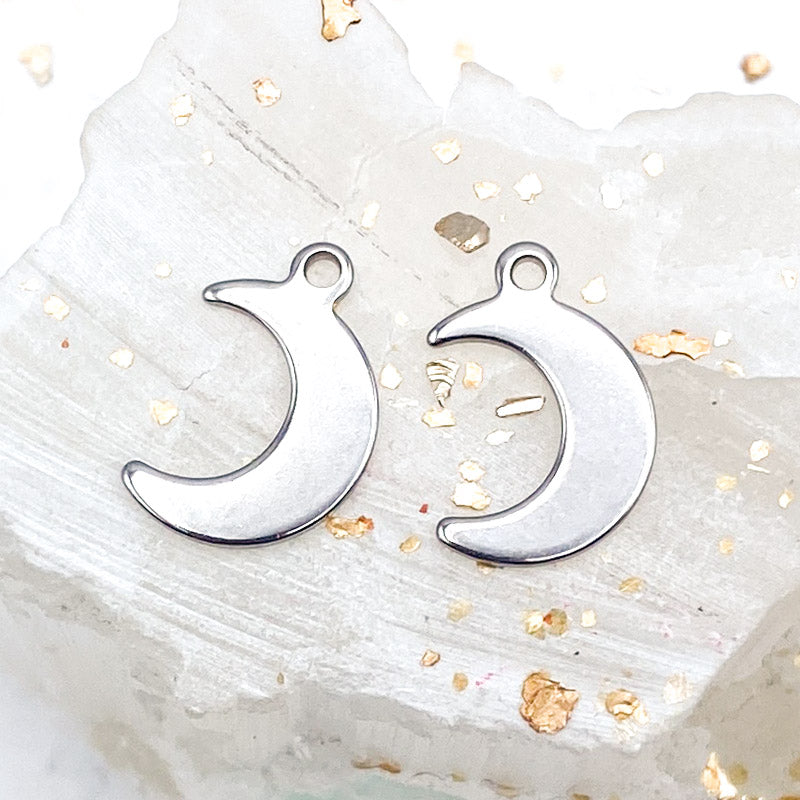 Moon Charm Pair