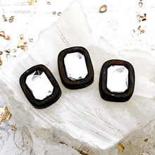 Load image into Gallery viewer, 12x10 Oxidized Bead with Crystal
