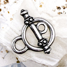 Load image into Gallery viewer, Antique Silver Toggle Clasp
