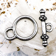 Load image into Gallery viewer, Antique Silver Toggle Clasp
