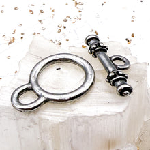 Load image into Gallery viewer, Antique Silver Toggle Clasp
