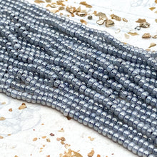 Load image into Gallery viewer, 10/0 Grey Galway Girl Seed Bead Hank
