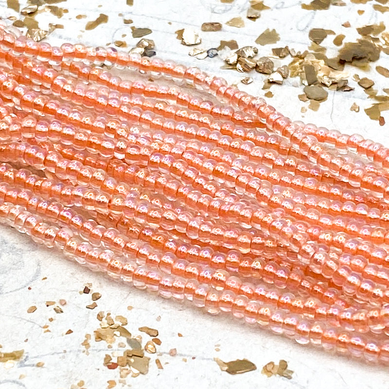 8/0 Coral Seed Bead Hank