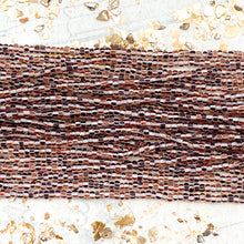 Load image into Gallery viewer, 10/0 Red, White, &amp; Black Seed Bead Hank
