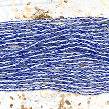 Load image into Gallery viewer, 10/0 Blue &amp; White Seed Bead Hank
