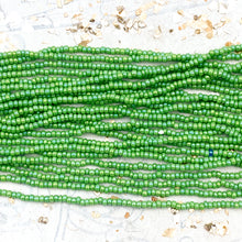 Load image into Gallery viewer, 8/0 Neon Green Seed Bead Hank

