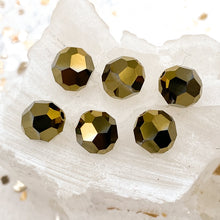 Load image into Gallery viewer, 8mm Dorado x2 Premium Austrian Crystal Faceted Bead Set - 4pcs
