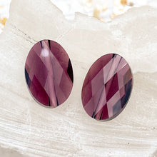 Load image into Gallery viewer, 14x10mm Amethyst Premium Austrian Crystal Oval Bead Pair
