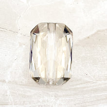 Load image into Gallery viewer, 14x9.5mm Silver Shade Premium Austrian Crystal Emerald Cut Bead
