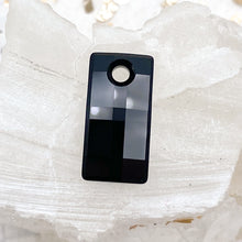 Load image into Gallery viewer, 20mm Jet Hematite Urban Premium Austrian Crystal Pendant
