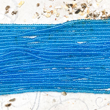 Load image into Gallery viewer, 10/0 Aquamarine Seed Bead Hank
