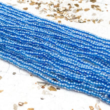 Load image into Gallery viewer, 10/0 Aqua Seed Bead Hank
