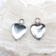 Load image into Gallery viewer, Stainless Steel Blank Bezel Heart Pendant
