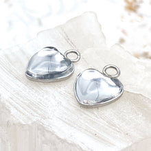 Load image into Gallery viewer, Stainless Steel Blank Bezel Heart Pendant
