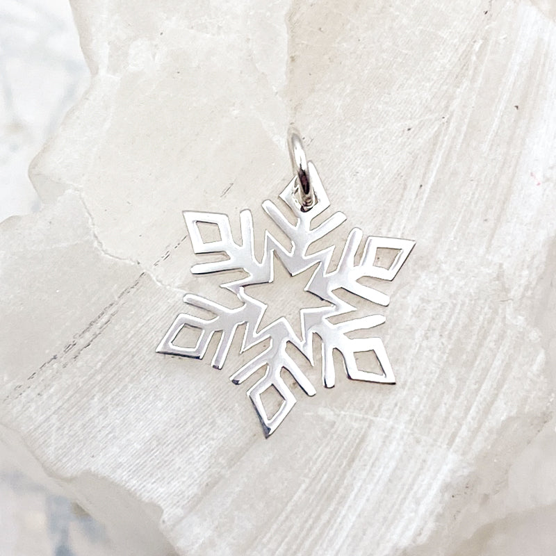 Pre-Order Sterling Silver Snowflake Charm
