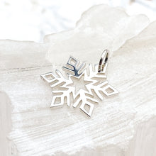 Load image into Gallery viewer, Pre-Order Sterling Silver Snowflake Charm

