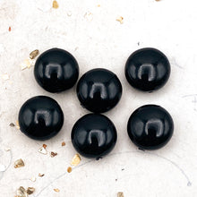 Load image into Gallery viewer, 14mm Mystic Black Premium Austrian Crystal Pearls - 6pcs
