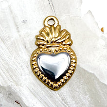 Load image into Gallery viewer, Golden Sacred Heart Charm
