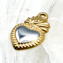 Load image into Gallery viewer, Golden Sacred Heart Charm
