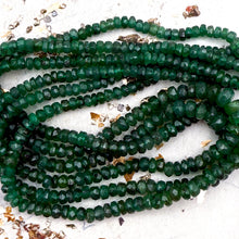 Load image into Gallery viewer, Pre-Order Graduated Faceted Emerald Bead Strand
