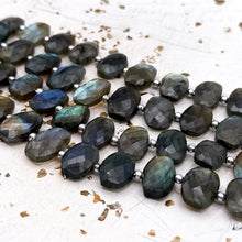 Load image into Gallery viewer, Pre-Order Fancy Oval Labradorite Bead Strand-H
