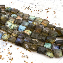 Load image into Gallery viewer, Pre-Order Cushion Labradorite Bead Strand-C
