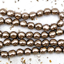 Load image into Gallery viewer, Pre-Order 8mm Crystal Bronze Pearl Strand
