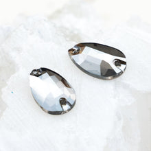 Load image into Gallery viewer, 12x7mm Satin Classic Drops Sew-On Premium Crystal Bead Pair - Doorbuster
