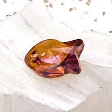 Load image into Gallery viewer, 18mm Austrian Crystal Copper Fish Pendant

