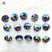 Load image into Gallery viewer, Pre-Order Black Diamond Shimmer Foiled Crystal Set - 15pcs
